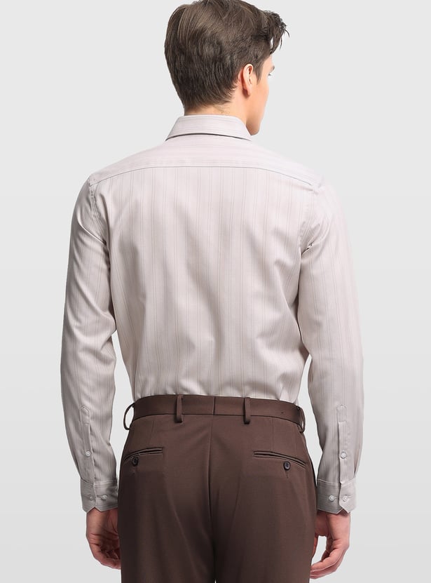 ARROW Striped Manhattan Formal Shirt (Slim)