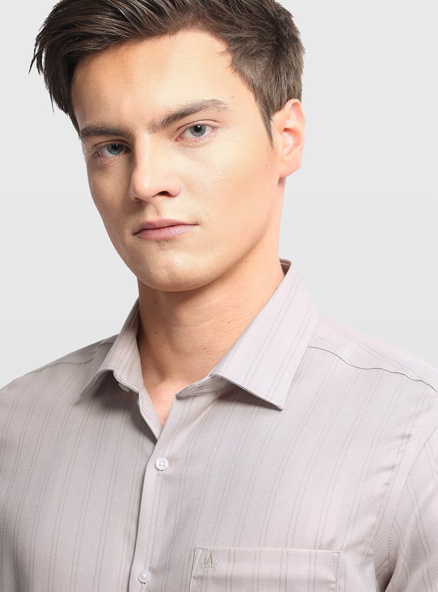ARROW Striped Manhattan Formal Shirt (Slim)