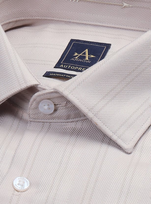 ARROW Striped Manhattan Formal Shirt (Slim)