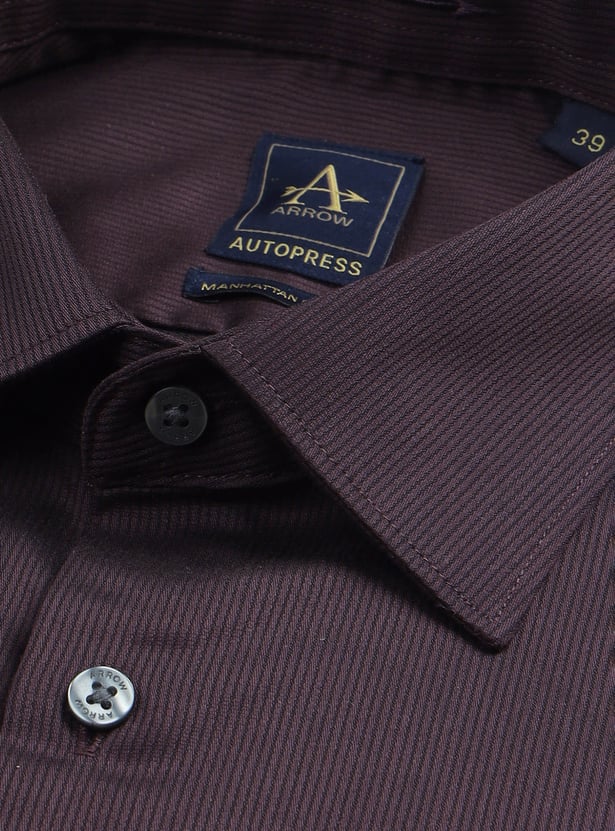 ARROW Striped Manhattan Formal Shirt (Slim)