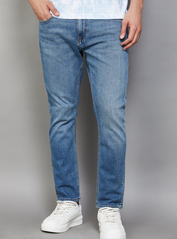 US POLO ASSN Washed Slim Tapered Jeans