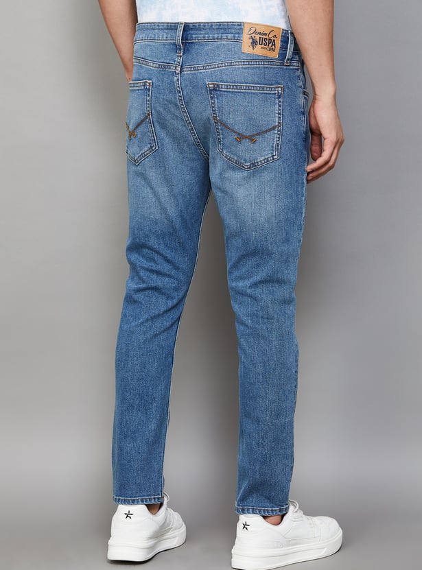 US POLO ASSN Washed Slim Tapered Jeans