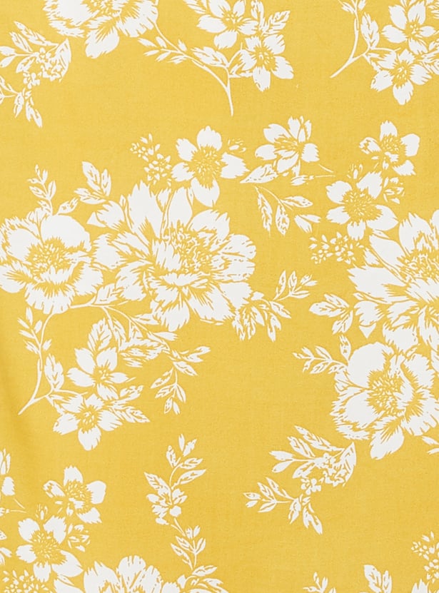 MELANGE Floral Print Straight Kurta