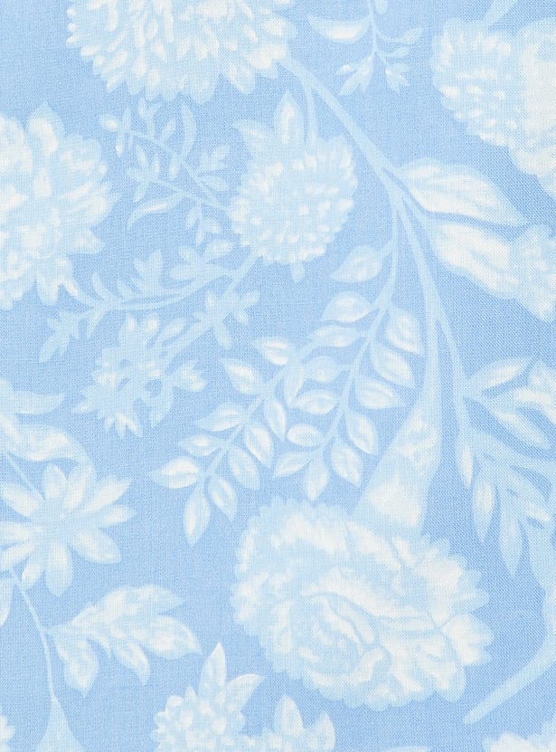 MELANGE Floral Print Straight Kurta