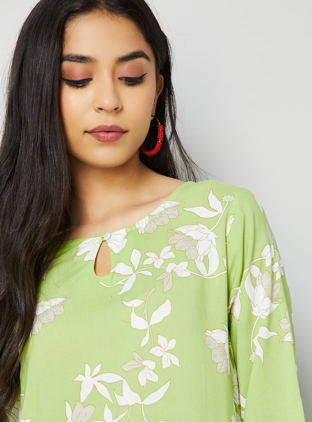MELANGE Floral Print Kurti