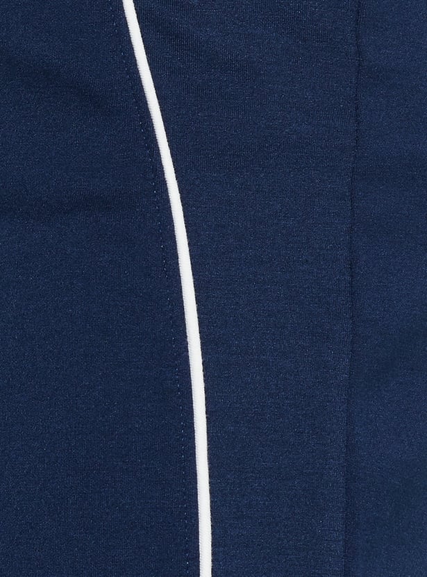 KAPPA Solid Mid-Rise Track Pants