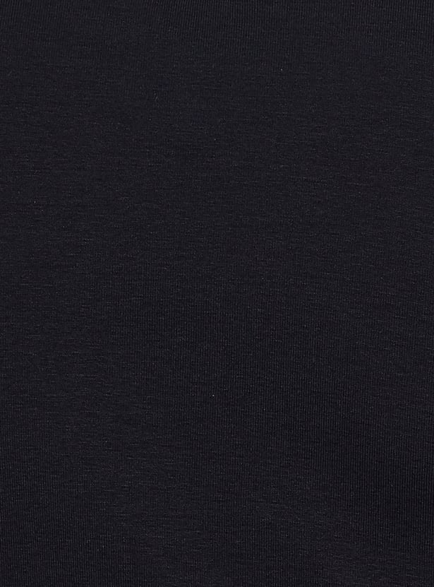 KAPPA Contrast Trim Johnny Collar T-shirt