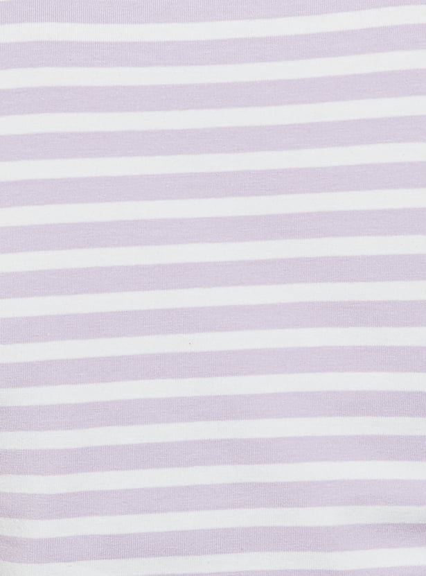 KAPPA Striped Crop T-shirt