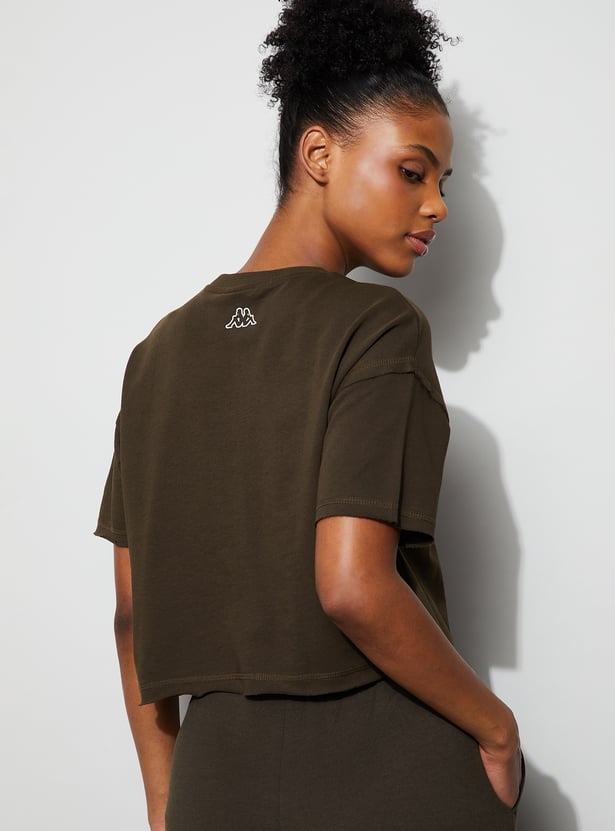 KAPPA Graphic Print Crop T-shirt
