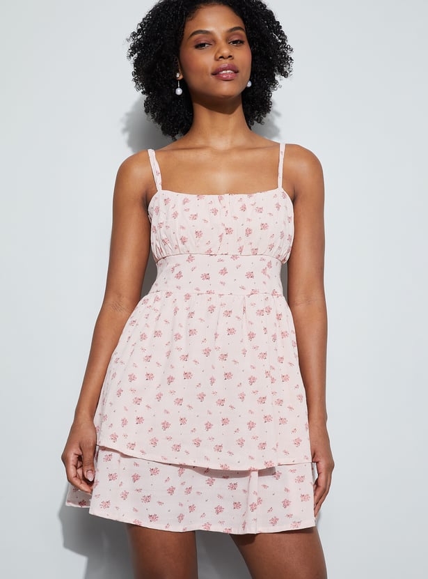 GINGER Printed Mini Dress