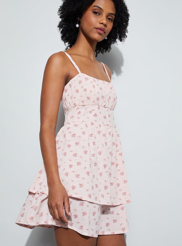 GINGER Printed Mini Dress