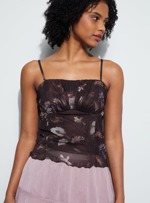 GINGER Floral Print Top