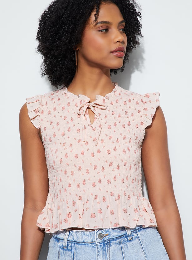 GINGER Smocked Top