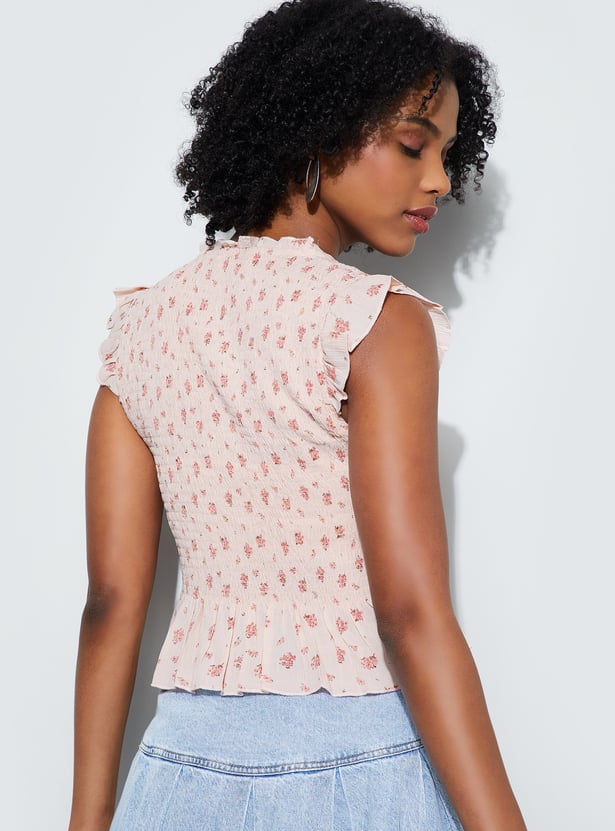 GINGER Smocked Top