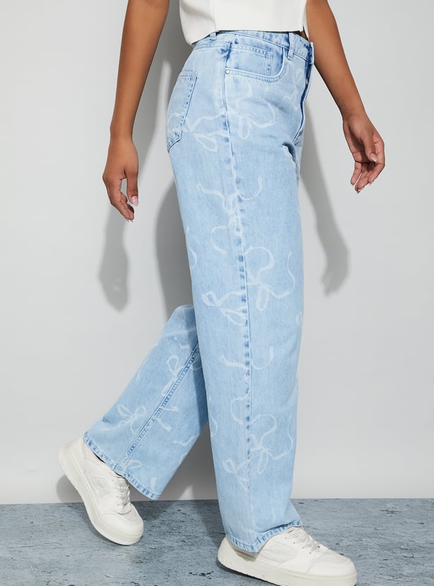 GINGER Printed Woven Jeans