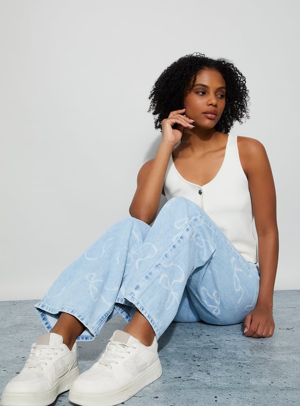 GINGER Printed Woven Jeans