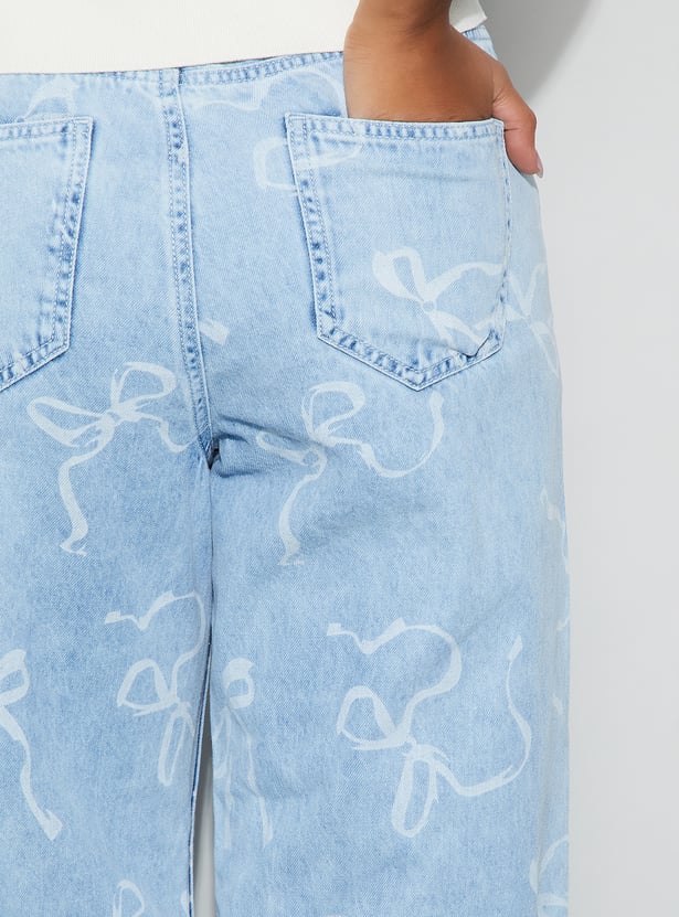 GINGER Printed Woven Jeans