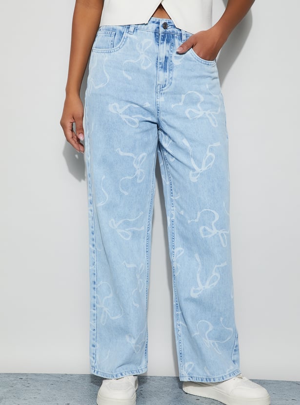 GINGER Printed Woven Jeans