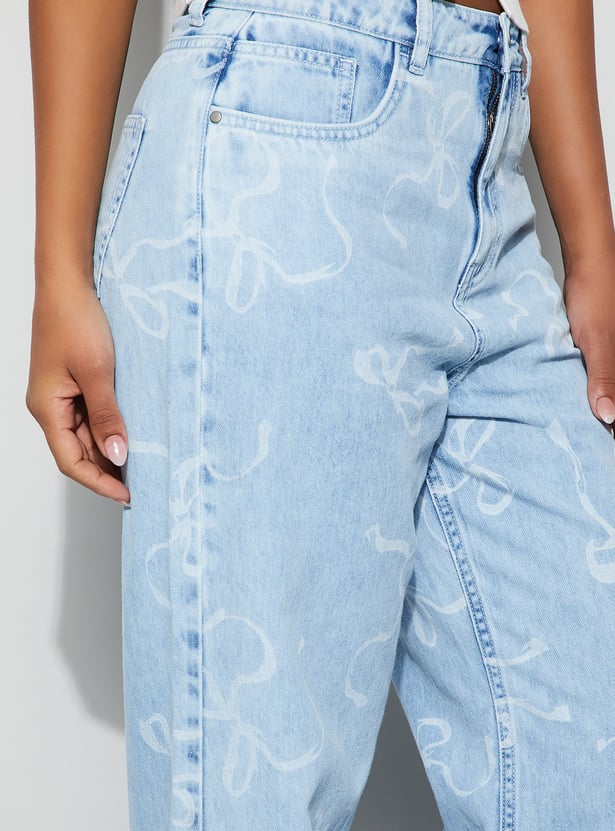 GINGER Printed Woven Jeans