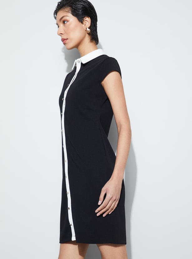 CODE CLASSIC Button-Down Shift Dress