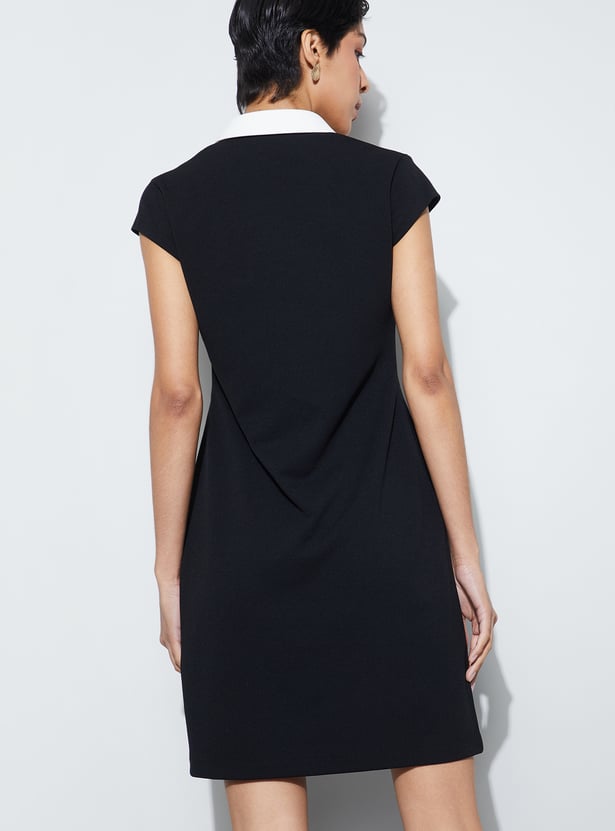 CODE CLASSIC Button-Down Shift Dress