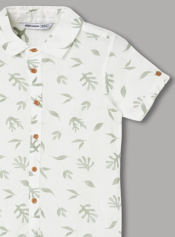 FAME FOREVER Boys Printed Shirt