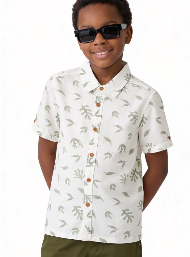 FAME FOREVER Boys Printed Shirt