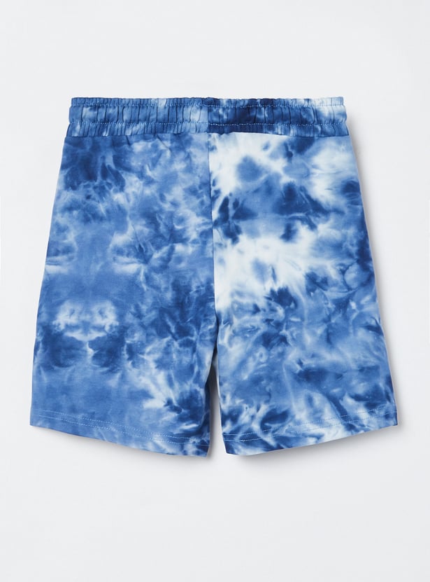 FAME FOREVER Boys Tie & Dye Regular Shorts