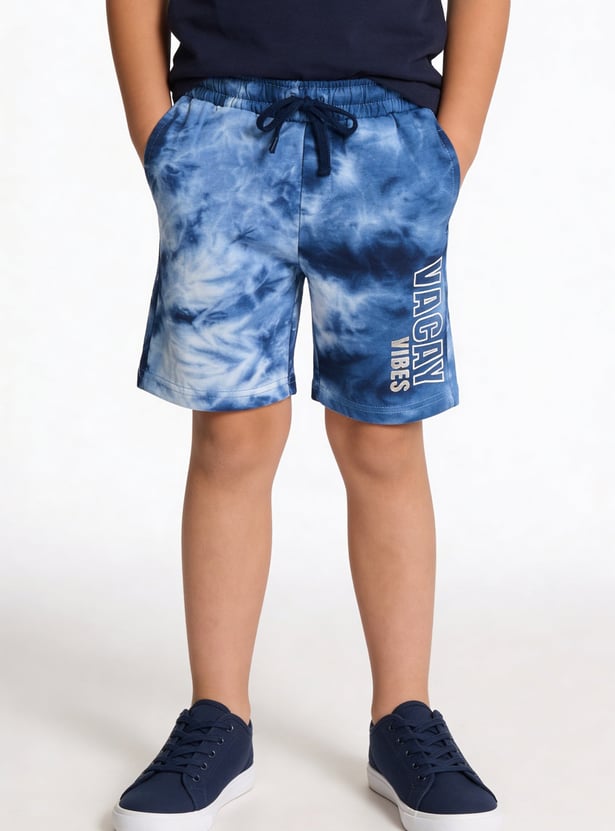 FAME FOREVER Boys Tie & Dye Regular Shorts