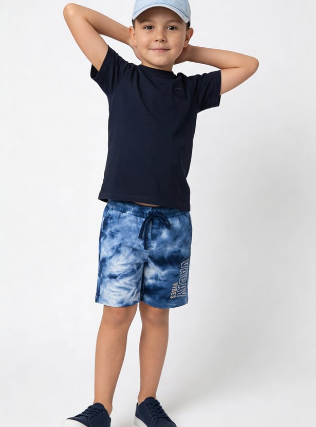FAME FOREVER Boys Tie & Dye Regular Shorts