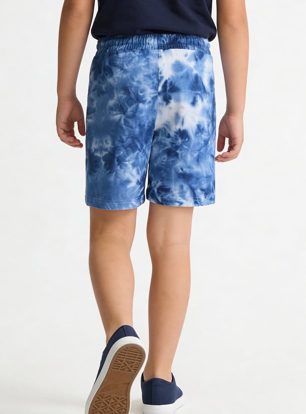 FAME FOREVER Boys Tie & Dye Regular Shorts
