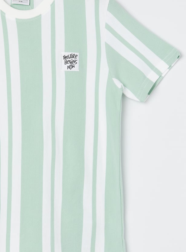 FAME FOREVER Boys Striped T-shirt