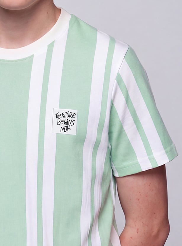 FAME FOREVER Boys Striped T-shirt