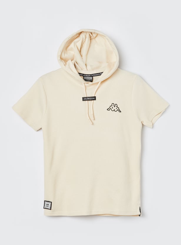 KAPPA Boys Solid Hooded T-shirt