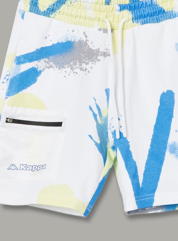 KAPPA Boys Graphic Print Shorts
