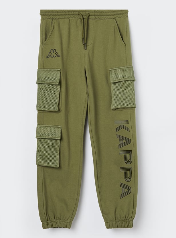 KAPPA Boys Graphic Print Track Pants