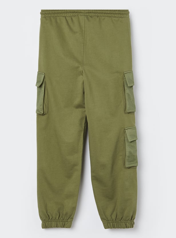 KAPPA Boys Graphic Print Track Pants