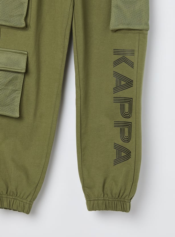 KAPPA Boys Graphic Print Track Pants