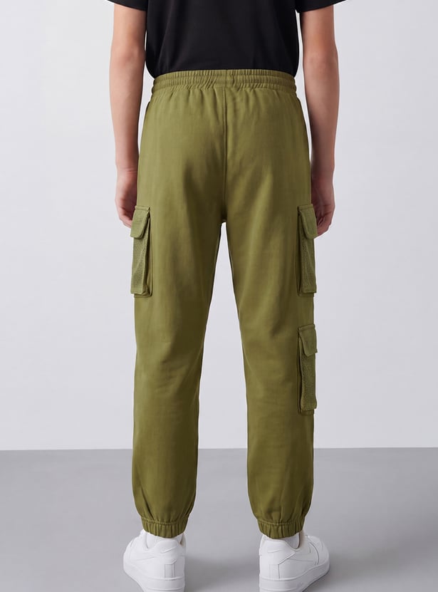 KAPPA Boys Graphic Print Track Pants