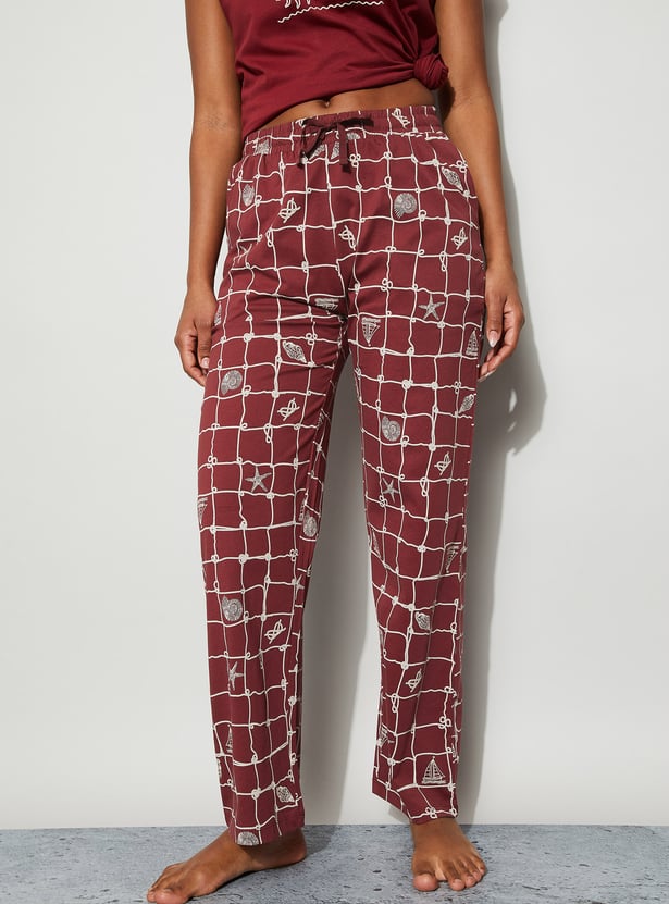 GINGER Nautical Print Pyjamas