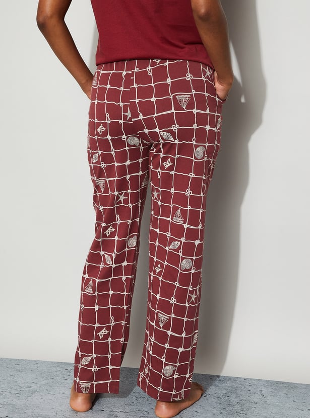 GINGER Nautical Print Pyjamas