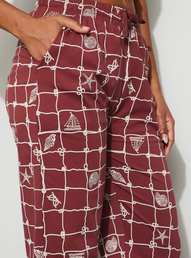 GINGER Nautical Print Pyjamas