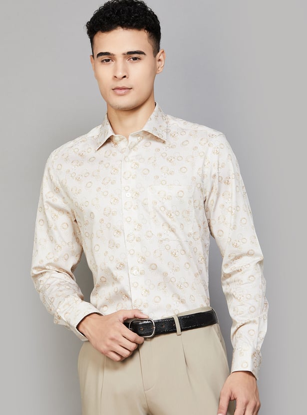 LOUIS PHILIPPE Printed Classic Fit Formal Shirt