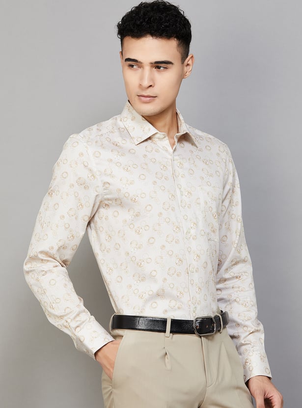 LOUIS PHILIPPE Printed Classic Fit Formal Shirt