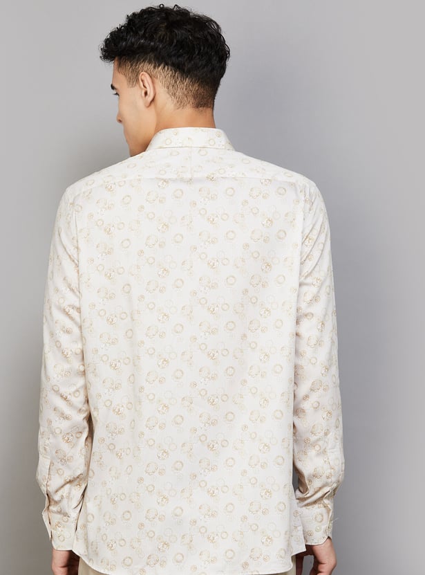 LOUIS PHILIPPE Printed Classic Fit Formal Shirt