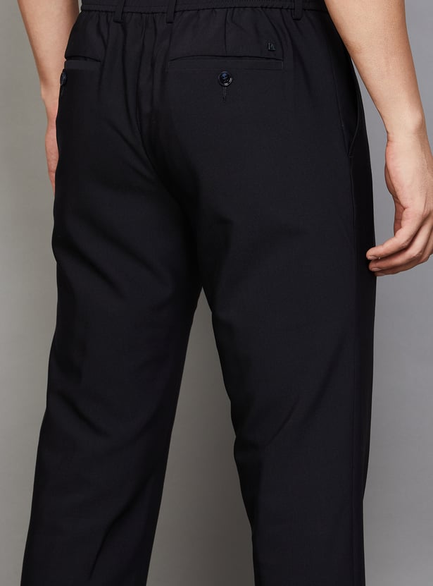 ARROW Solid Regular Fit Formal Trousers