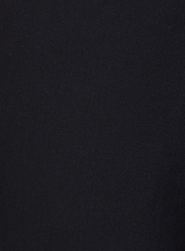 ARROW Solid Regular Fit Formal Trousers