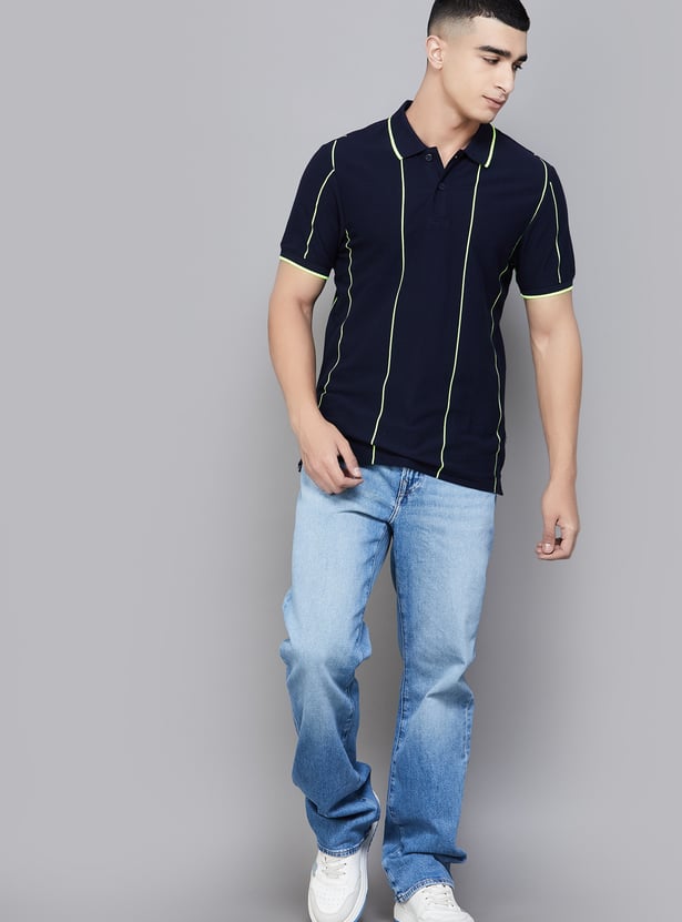 UNITED COLORS OF BENETTON Striped Polo T-shirt