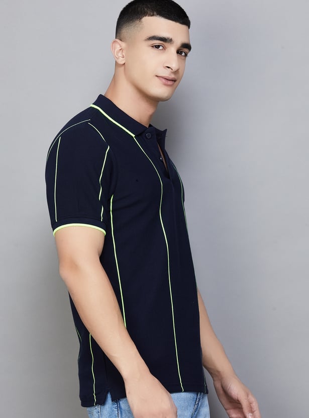 UNITED COLORS OF BENETTON Striped Polo T-shirt