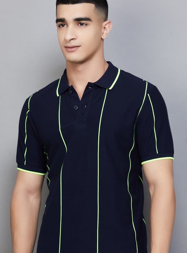 UNITED COLORS OF BENETTON Striped Polo T-shirt